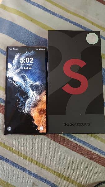 Samsung S22 Ultra New condition official PTA approved 1