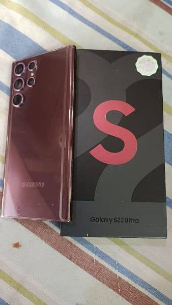 Samsung S22 Ultra New condition official PTA approved 2