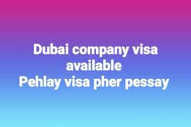 Dubai semi government company Visa available 0