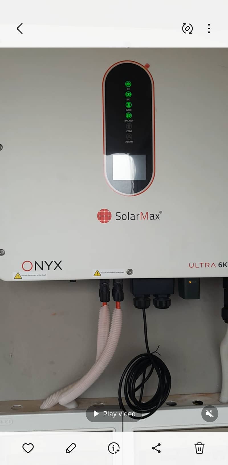 Solar Max inverter, IP:65,PV 9000, single phase, 1