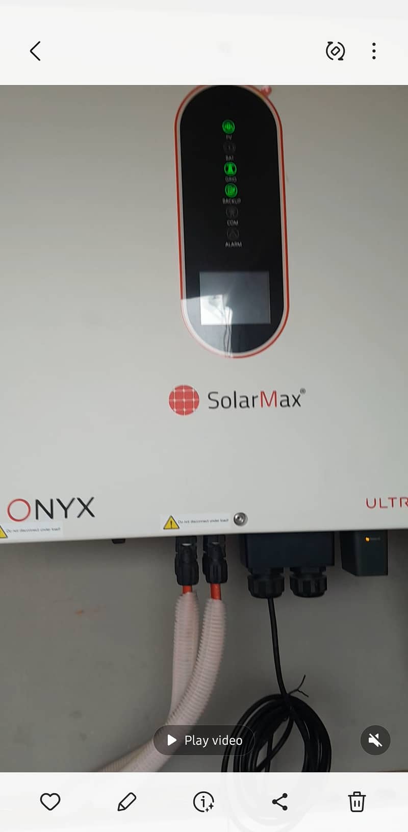 Solar Max inverter, IP:65,PV 9000, single phase, 2