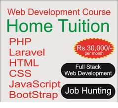 Web Development Course Computer Home Tuition