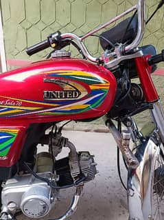 United 70cc 9/10 condition