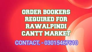 ORDER BOOKERS - RAWALPINDI CANTT MKT