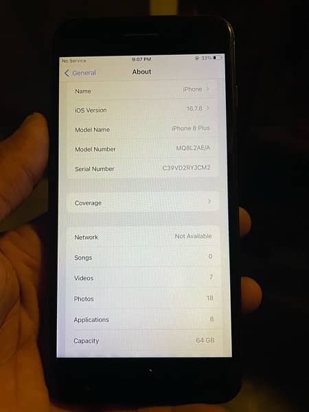 iphone 8 plus 64Gb Pta approved 1