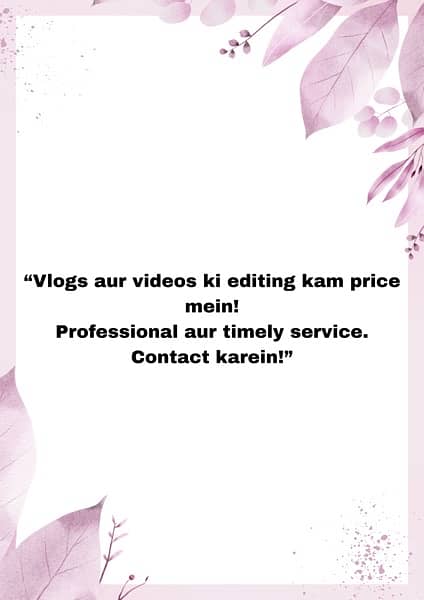 "Affordable YouTube vedios! VIP service available. " 0