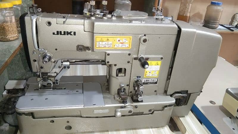 Kaj machine juki LBH 761 in Very good condition 0333 6979365 2