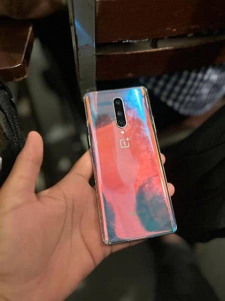 OnePlus 8 pink ora colour back crack 4