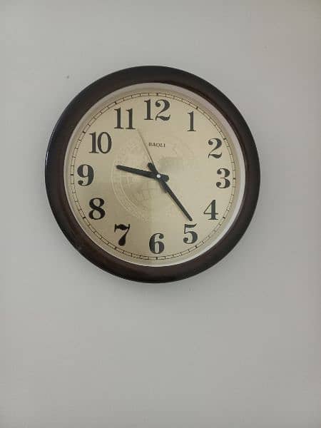 wall clock 0