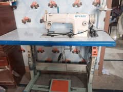 hikari sewing machine with stand and survo motor