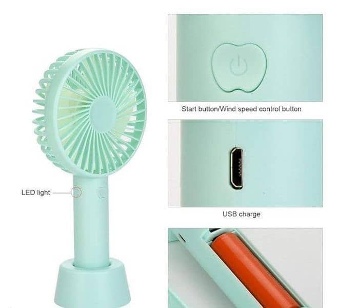 portable rechargeable fan, FREE DELIVERY 1