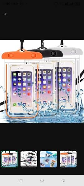 waterproof case under water pvc bag,pack of 2 5