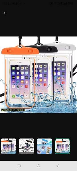 waterproof case under water pvc bag,pack of 2 6