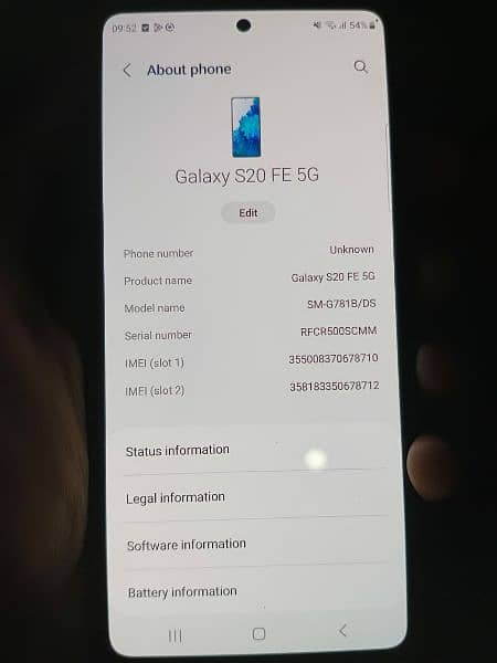 SAMSUNG S20 FE 5G 3