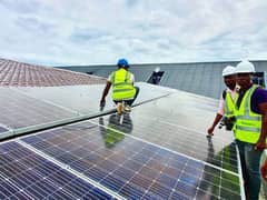 Solar system installation and electrical work