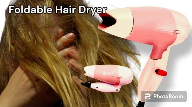 FOLDABLE Fabulous 700w hair Dryer -pink 3