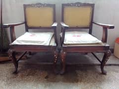 Wooden Chair with Wooden Table