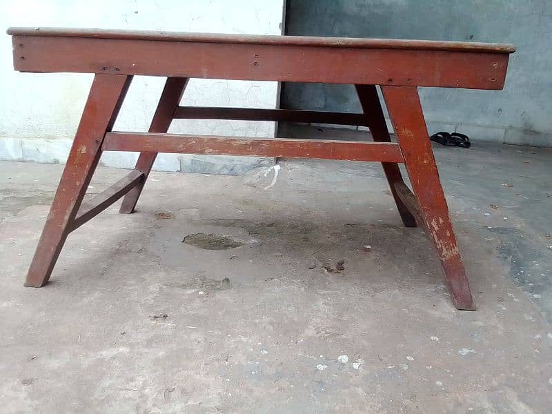 Wooden Chair with Wooden Table 4