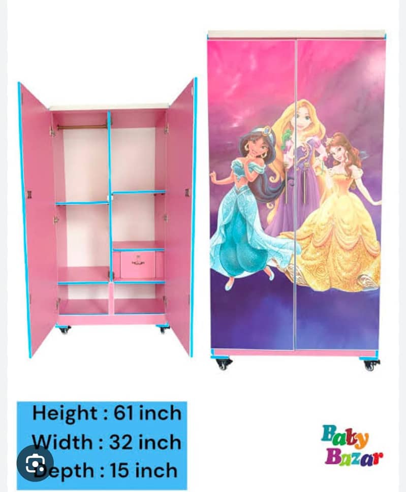 Kids wardrobe/baby Almari/kids cupboard/baby cupboard baby wardrobe 2