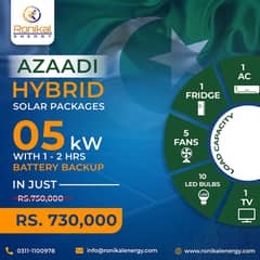 Solar Solution System Hybrid+Off Grid 3, 4, 5-50 kW Battery Back Up 0