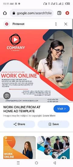 online working from home