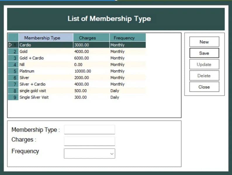 GYM Management System 1