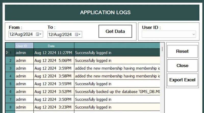 GYM Management System 13