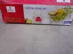 Crystal Bowl Set