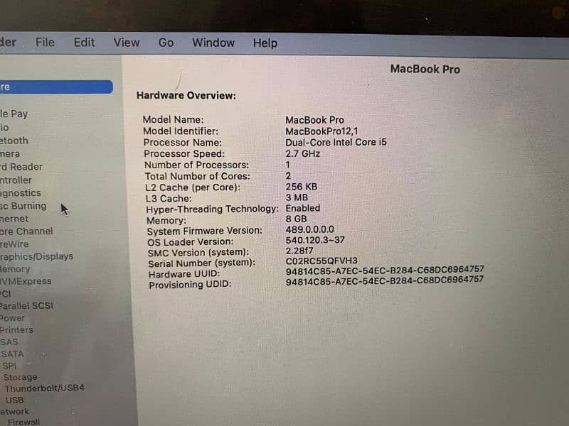 macBook pro 2015 6