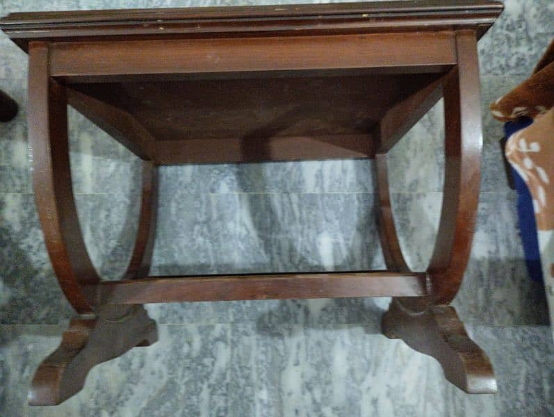 Set of 3 Piece Pure Wood Table 1