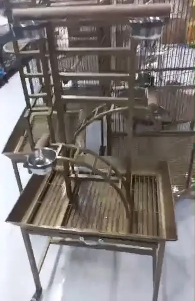 Best Quality Grey parrot or pet birds stand with playing stairs — photo 4