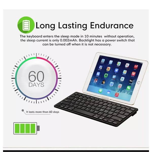 X5 Wireless Bluetooth Keyboard Ultra-Thin Mini Silent Office Keyboard 4