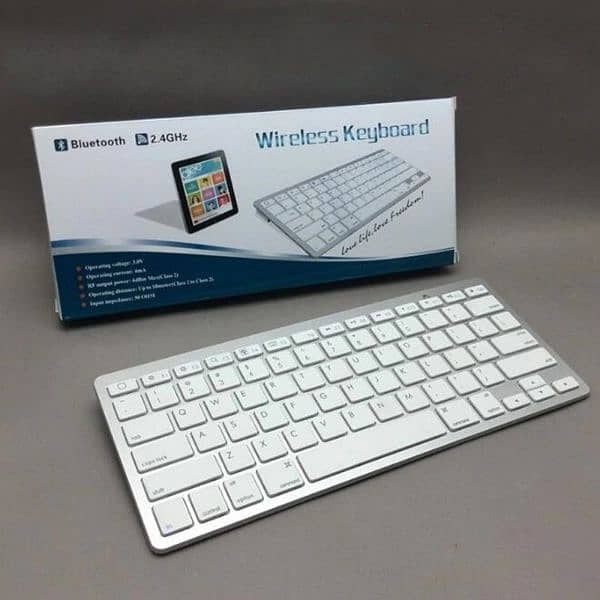 X5 Wireless Bluetooth Keyboard Ultra-Thin Mini Silent Office Keyboard 0