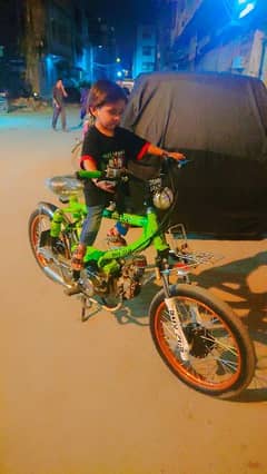 modified by BMX club Union star motorcycle