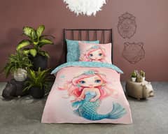 Fish Cute Princess Mermaid Kids Bedsheets 0