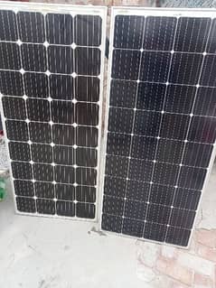 2 solar panels 180W  urgent sale. 03256117483