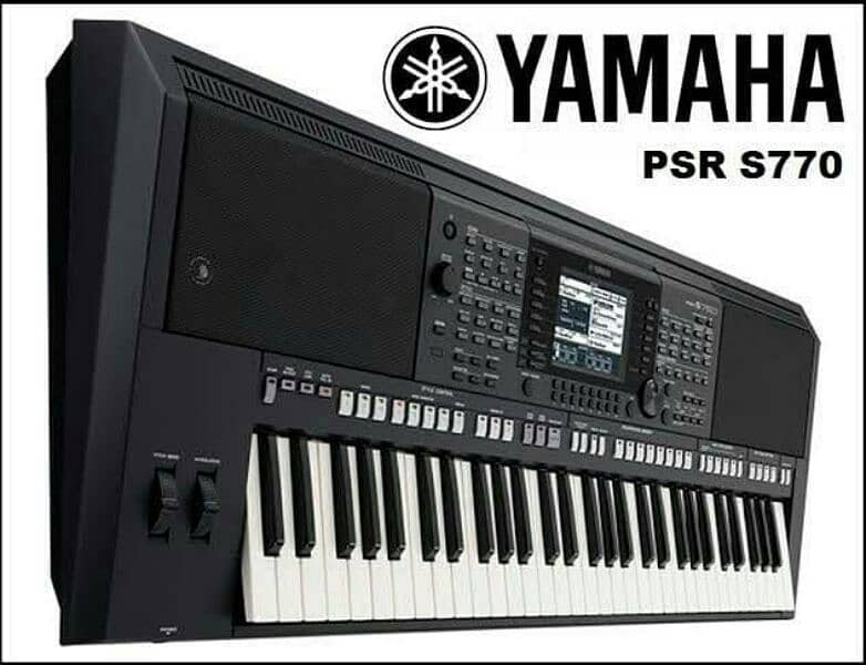 Yamaha psr s770 piano with indian expention loaded  keyboard 0