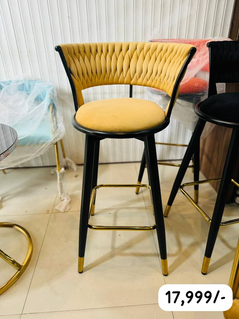 Imported Chairs / Stool / Golden Chairs / Kitchen Bar Stool 9