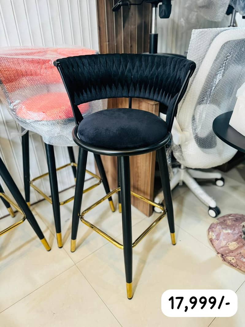 Imported Chairs / Stool / Golden Chairs / Kitchen Bar Stool 10