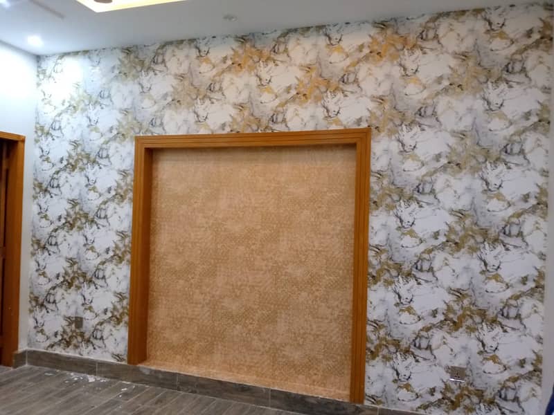 partitoin / folding door lasani door wallpaper PVC panel /fluted pane 4