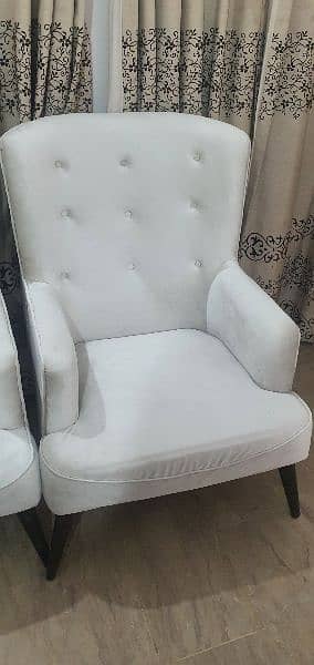 Sofa Chairs full cushioned with wooden legs 2