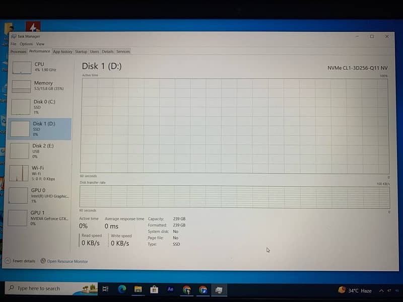 DELL G3 3590 with GTX 1660Ti 6GB 10