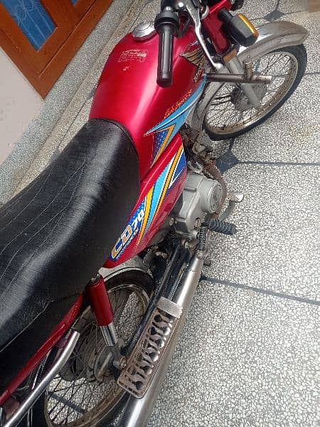 honda cd 70 red colour 2019 model 2