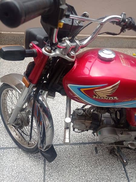 honda cd 70 red colour 2019 model 6