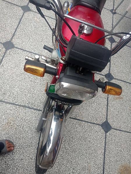 honda cd 70 red colour 2019 model 7