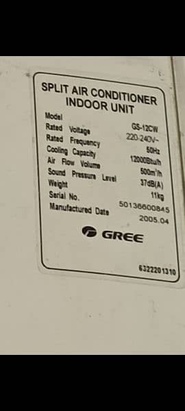 Gree 1 Ton Non DC Inverter Split AC 1