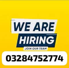 staff required for online work and office work