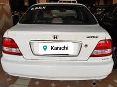 Original White Honda City 2000 Exi