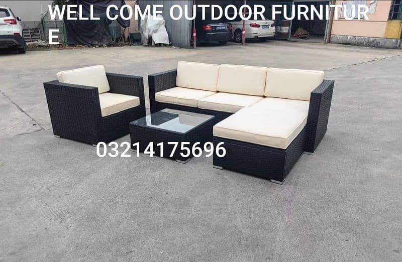 AZADI DISCOUNT SALE 25%OFF OUTDOOR GARDEN RATTAN UPVC FURNITURE SOFA 9