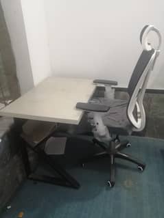 Chair + Table for sale (Moving Out)